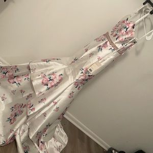 Strapless floral size 6 dress